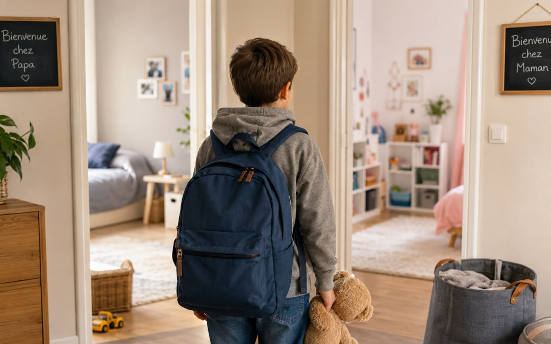 Aider son enfant à vivre entre deux maisons